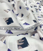 J.Hampstead White Exotic Ultra Luxury Giza Cotton Fabric for Shirt - Tepchi Men