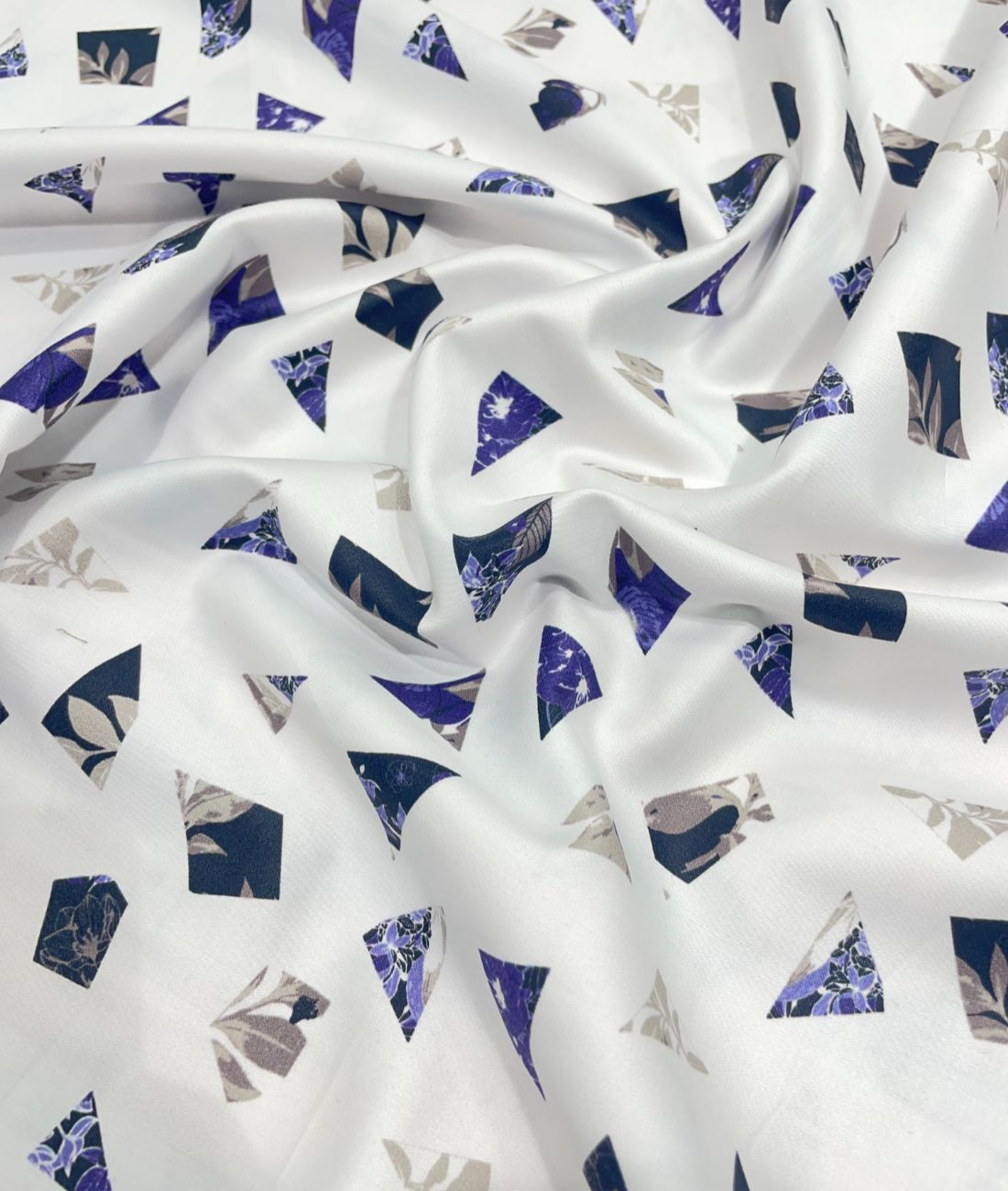 J.Hampstead White Exotic Ultra Luxury Giza Cotton Fabric for Shirt - Tepchi Men