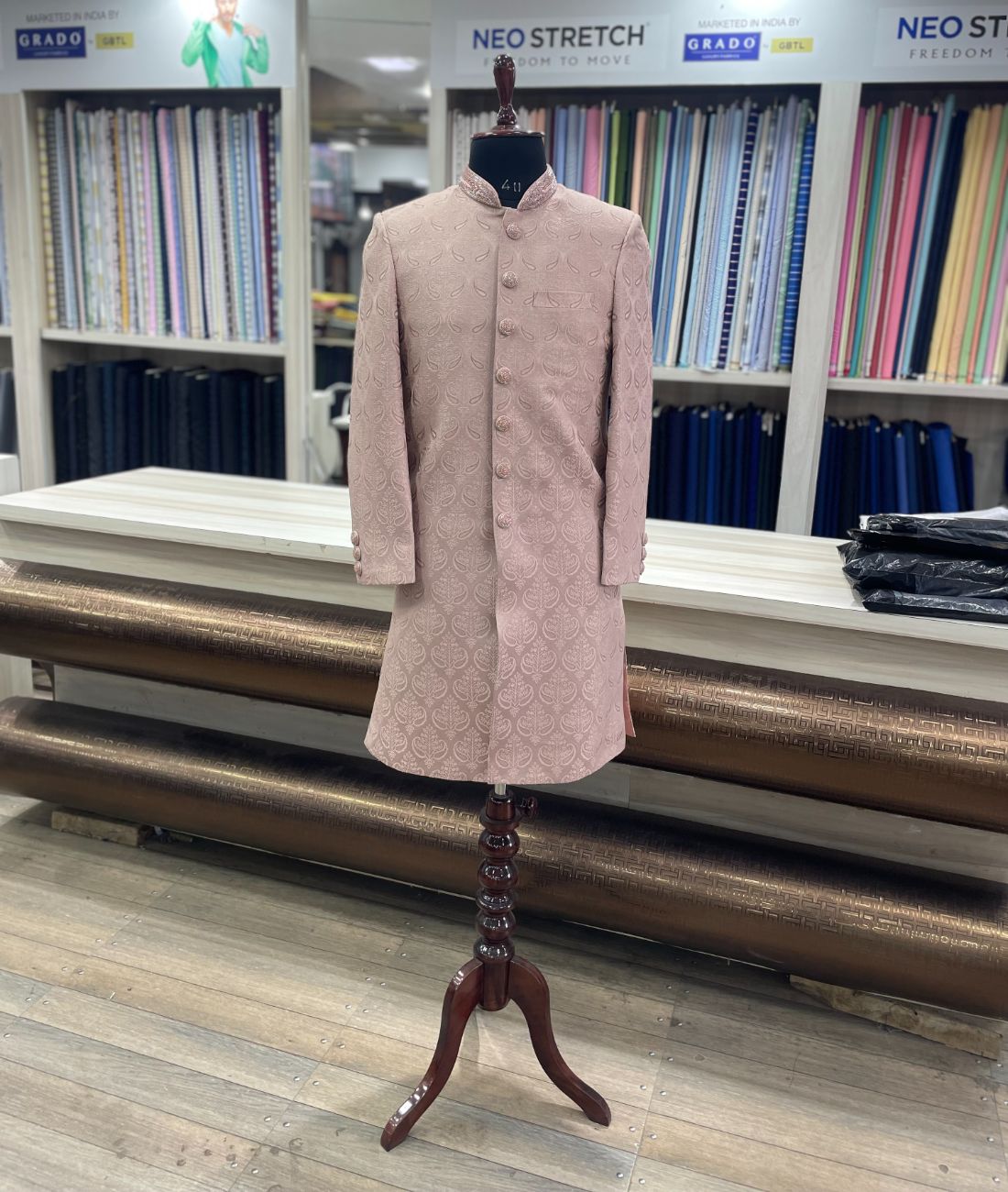 Lavender Royal Sherwani Set for Wedding - Tepchi Men