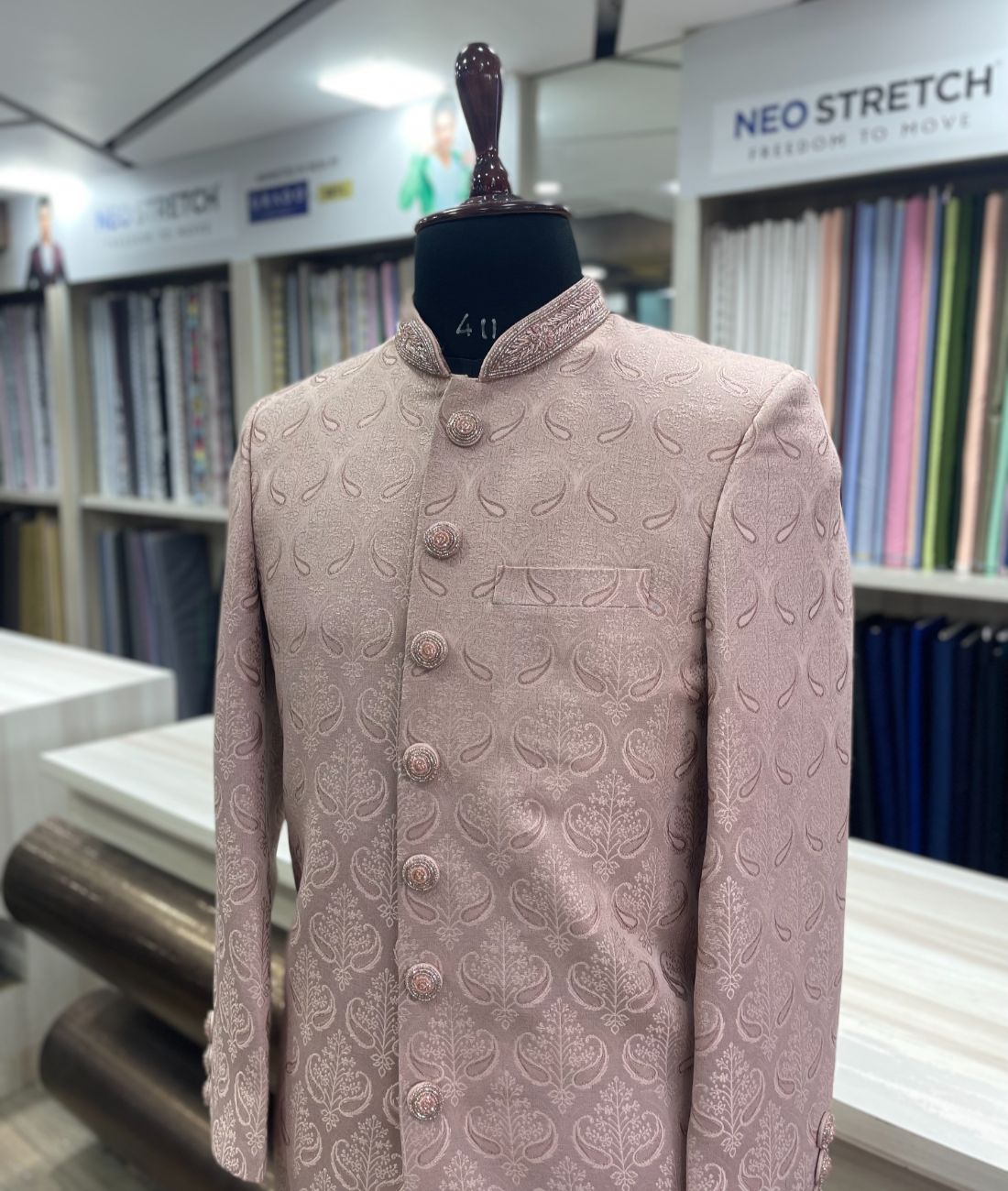 Lavender Royal Sherwani Set for Wedding - Tepchi Men