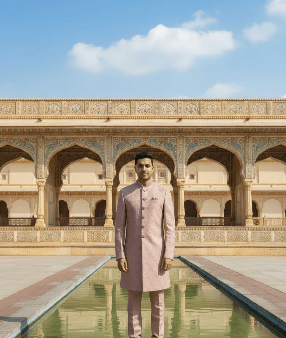 Lavender Royal Sherwani Set for Wedding - Tepchi Men