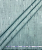 Light Turquoise Giza Cotton Fabric for Shirt & Kurta - Tepchi Men