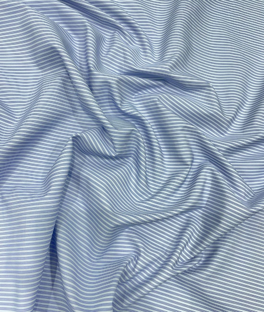 Loro Piana Blue Stripe Trending Fabric Men's Shirt - Tepchi Men