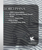 Loro Piana Stripe Old Money Premium Cotton Shirt Fabric - Tepchi Men