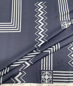 Luxury Abstract Printed Giza Cotton Fabric for Men's Shirt - Tepchi Men