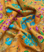 Luxury Embroidered Fabric for Haldi - Tepchi Men