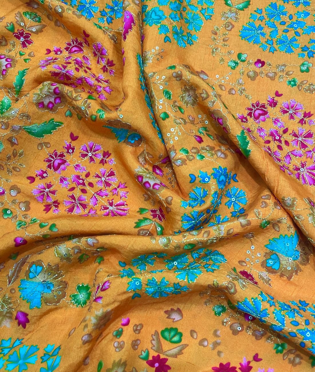 Luxury Embroidered Fabric for Haldi - Tepchi Men
