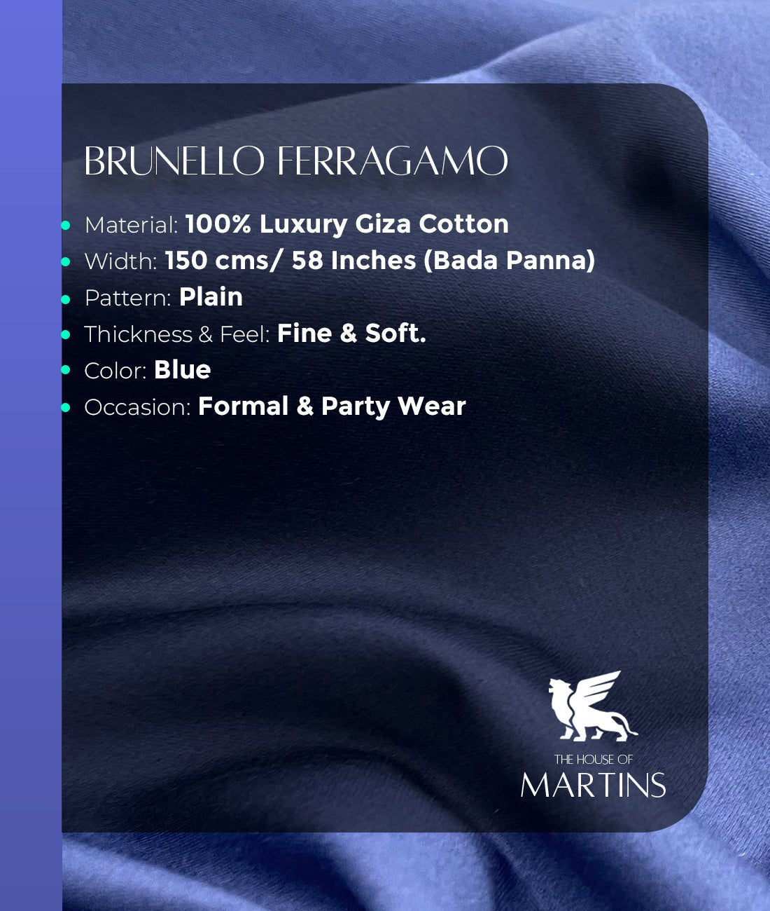 Luxury Formal Shirt Fabric Giza Cotton 80's - Tepchi Men