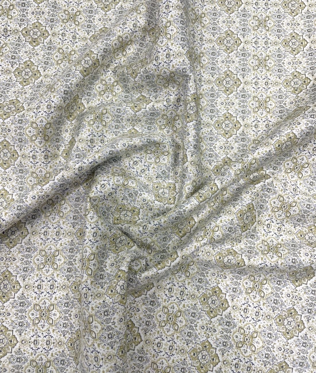 Luxury Paisley Printed Giza Cotton Fabric for Men's Shirt - Tepchi Men