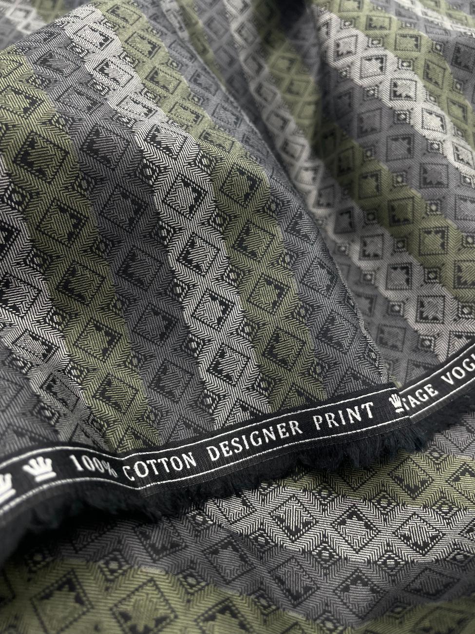 Luxury Printed Shirt Fabric for Men's Shirt - Tepchi Men