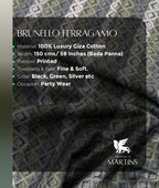 Luxury Printed Shirt Fabric for Men's Shirt - Tepchi Men