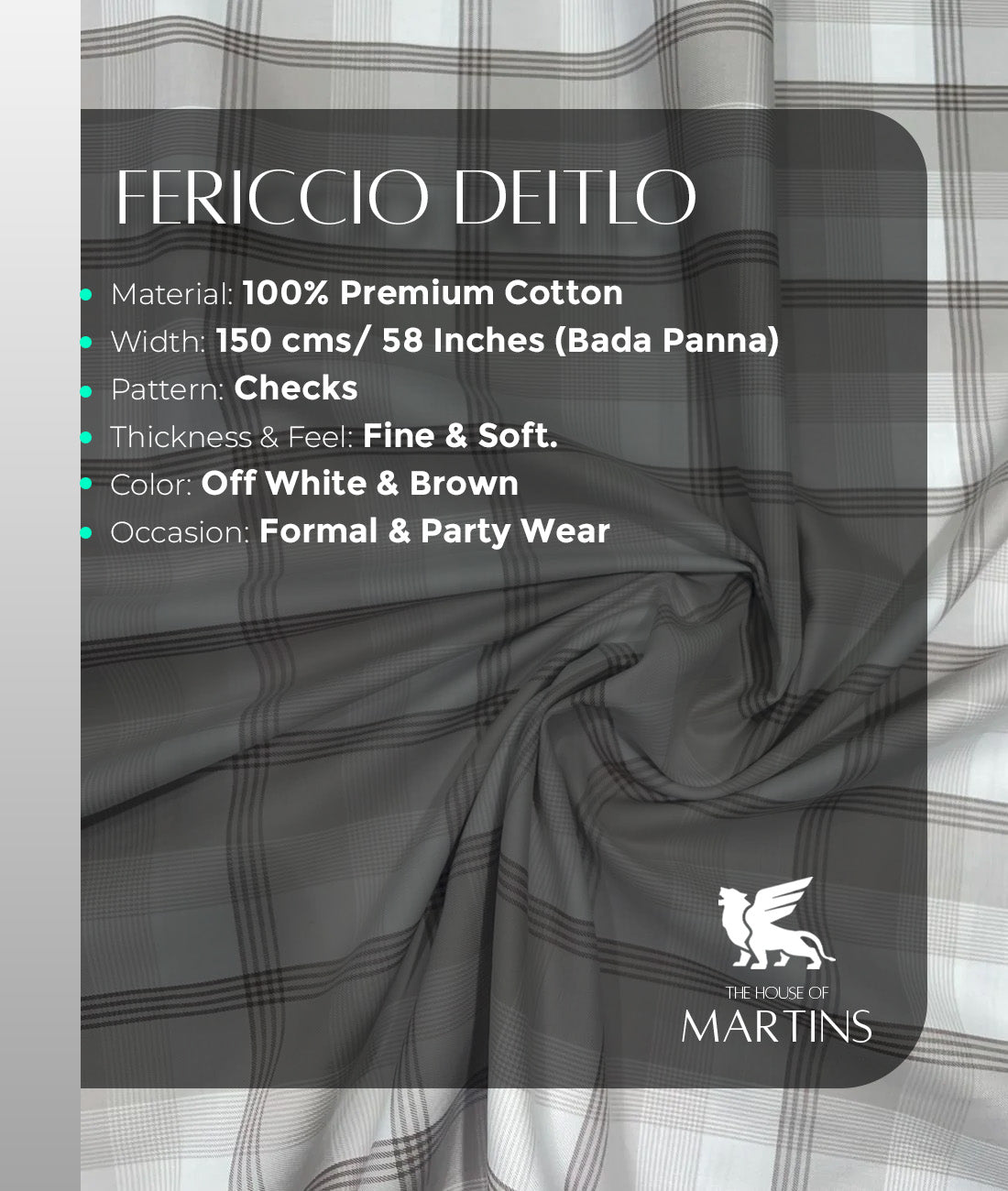 Premium Checks Luxury giza Cotton Fabric for Men's Shirt - Tepchi Men