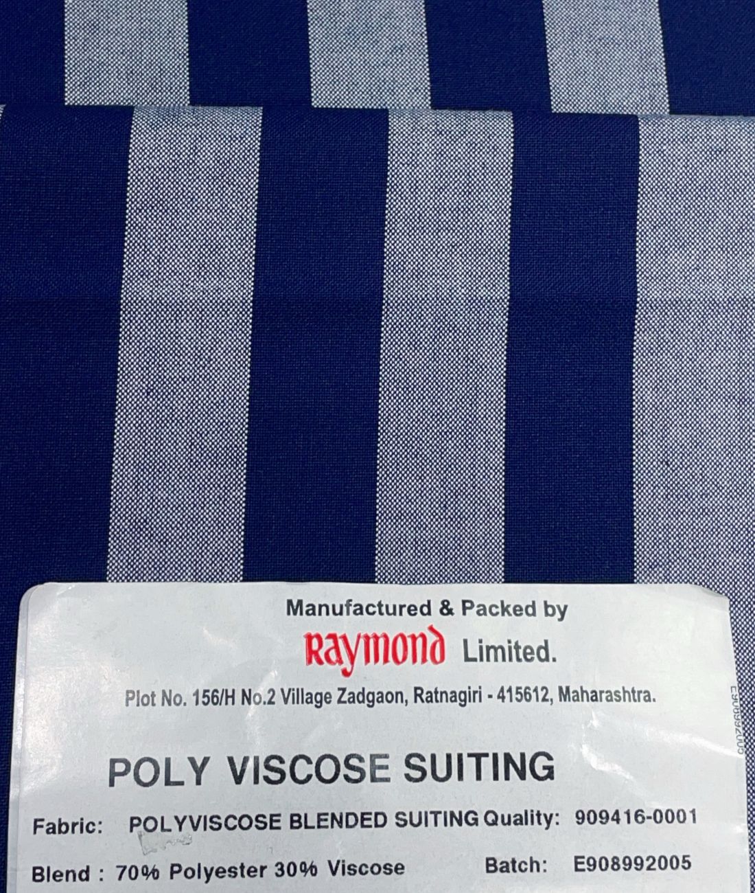 Raymond Designer Stripes Suiting Fabric for Blazer - Tepchi Men