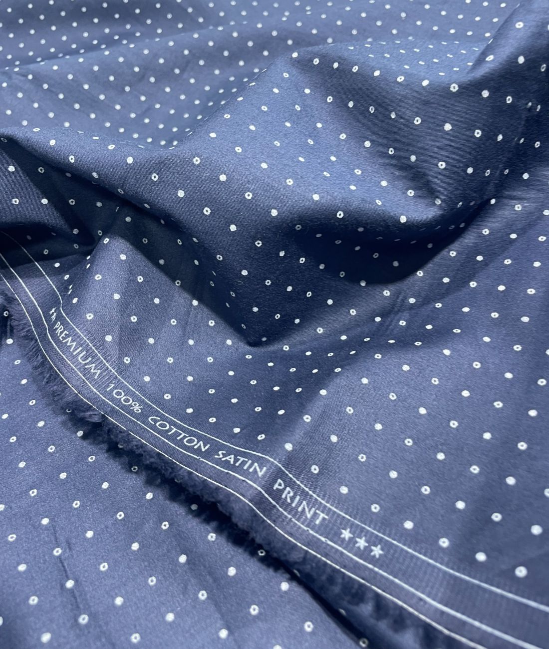 Raymond Dots Printed Giza Cotton Shirt Fabric for Mens's Shirt - Tepchi Men