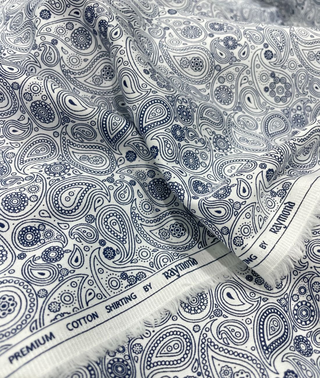 Raymond Paisley Print Designer Shirt Fabric - Tepchi Men
