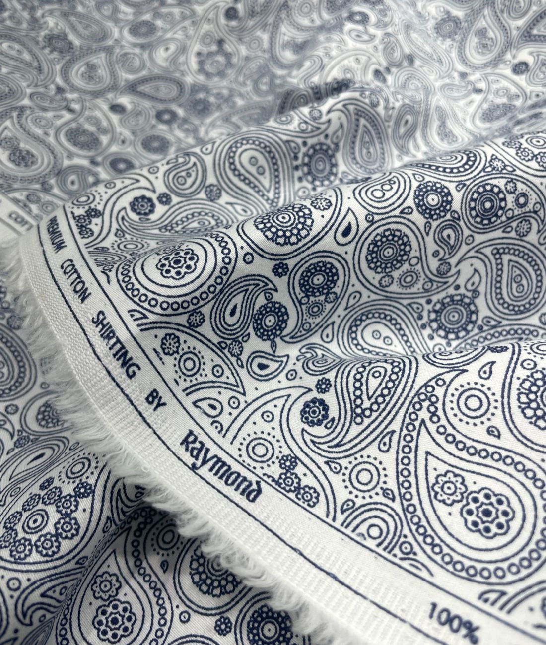 Raymond Paisley Print Designer Shirt Fabric - Tepchi Men