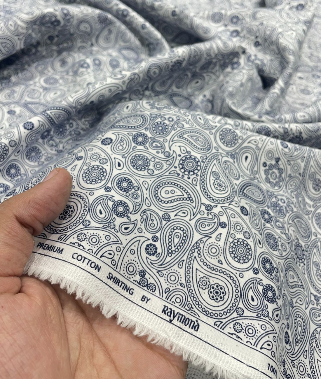 Raymond Paisley Print Designer Shirt Fabric - Tepchi Men