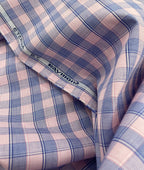 Raymond Pastel Checks Premium Cotton Fabric for Men's Shirt - Tepchi Men