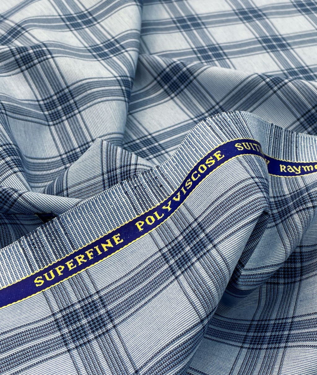 Raymond Premium Checks Suiting Fabric - Tepchi Men