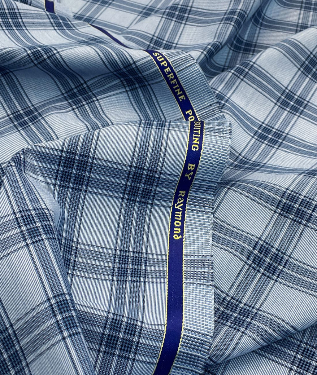 Raymond Premium Checks Suiting Fabric - Tepchi Men