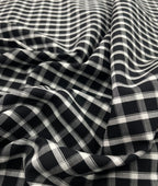 Raymond Small Black & White 100% Premium Cotton Shirt Fabric - Tepchi Men