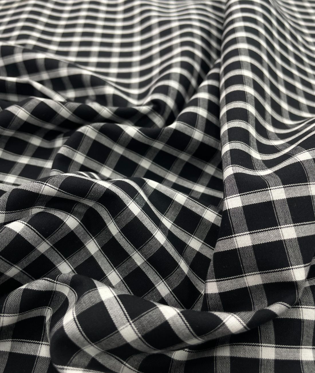 Raymond Small Black & White 100% Premium Cotton Shirt Fabric - Tepchi Men