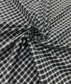 Raymond Small Black & White 100% Premium Cotton Shirt Fabric - Tepchi Men