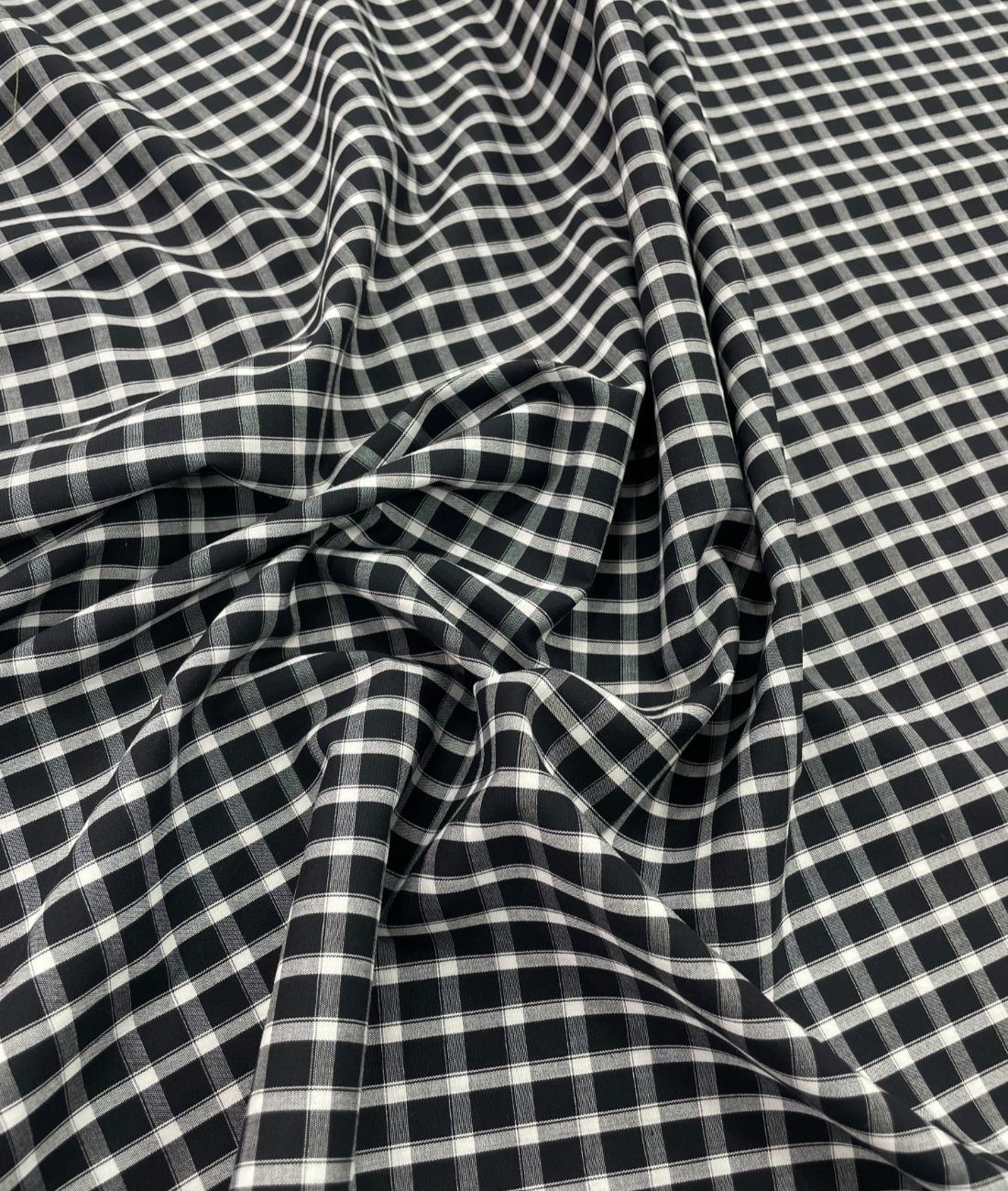 Raymond Small Black & White 100% Premium Cotton Shirt Fabric - Tepchi Men