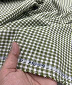 Raymond Small Check Premium Cotton Fabric for Men's Shirt - Tepchi Men