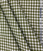 Raymond Small Check Premium Cotton Fabric for Men's Shirt - Tepchi Men