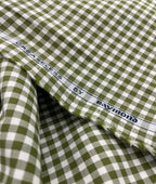 Raymond Small Check Premium Cotton Fabric for Men's Shirt - Tepchi Men
