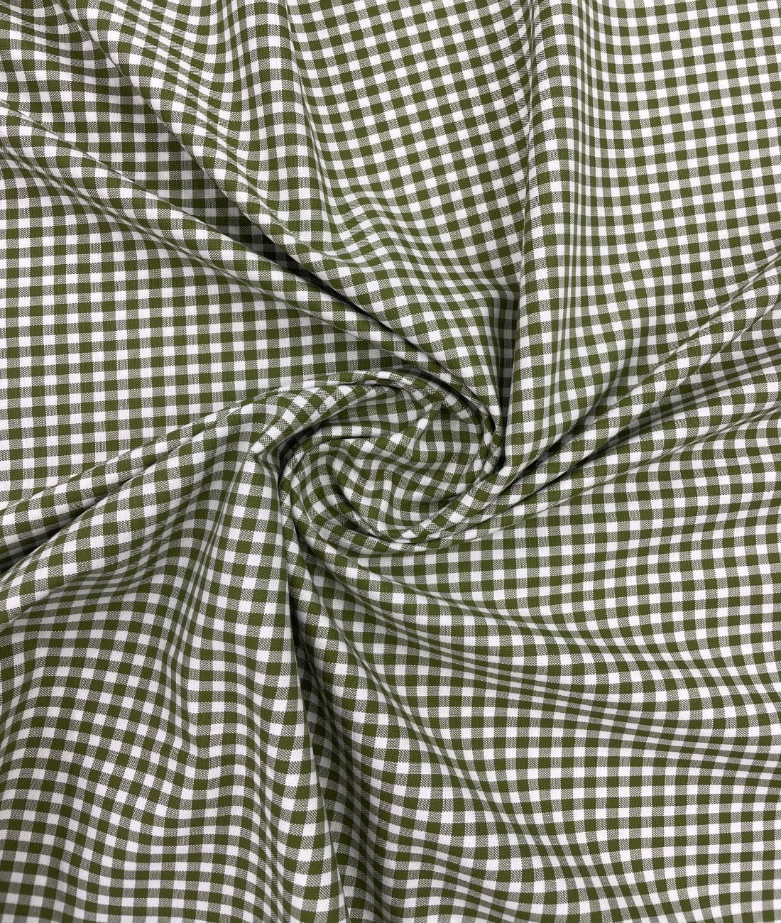 Raymond Small Check Premium Cotton Fabric for Men's Shirt - Tepchi Men