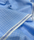 Raymond Small Checks Premium Fabric for Men's Shirt - Tepchi Men