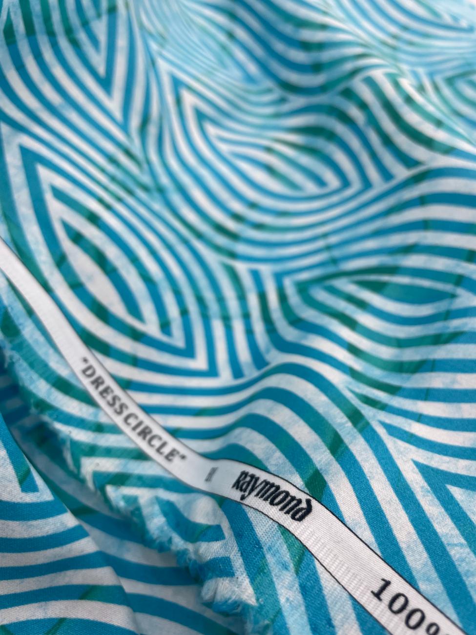 Raymond Ultra Luxury Designer Giza Cotton Fabric for Men's Shirt - Tepchi Men