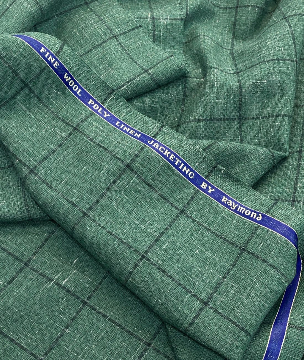 Raymond Wool + Linen Luxury Checks Suiting Fabric - Tepchi Men