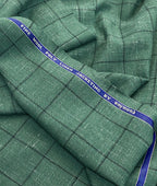Raymond Wool + Linen Luxury Checks Suiting Fabric - Tepchi Men