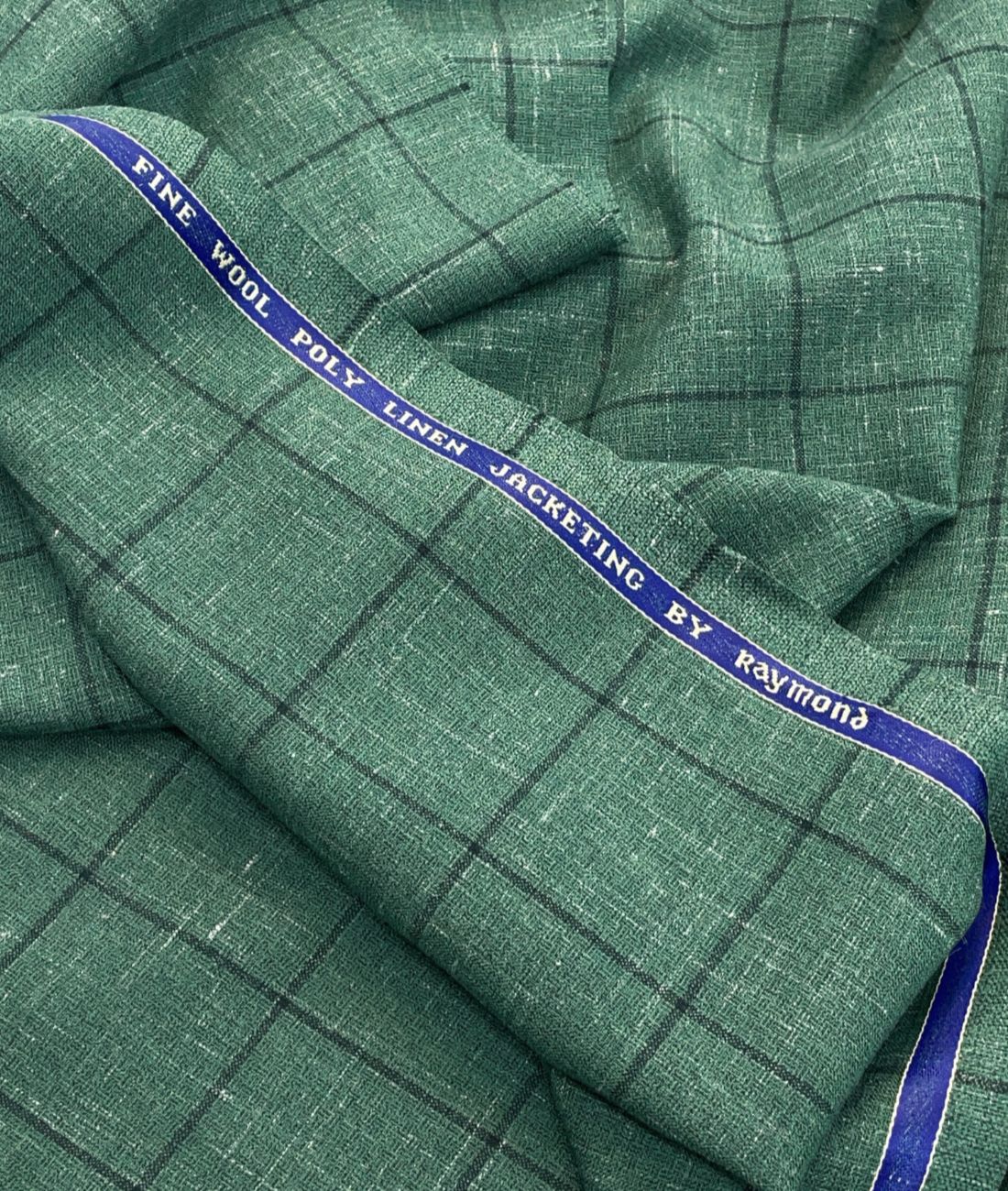Raymond Wool + Linen Luxury Checks Suiting Fabric - Tepchi Men