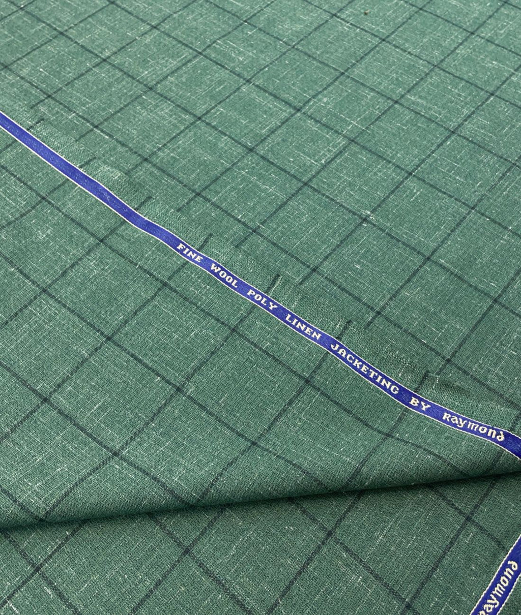 Raymond Wool + Linen Luxury Checks Suiting Fabric - Tepchi Men