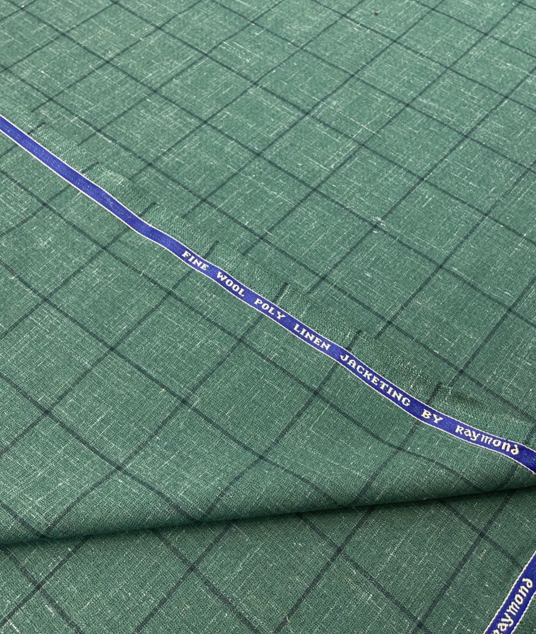 Raymond Wool + Linen Luxury Checks Suiting Fabric - Tepchi Men