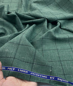 Raymond Wool + Linen Luxury Checks Suiting Fabric - Tepchi Men