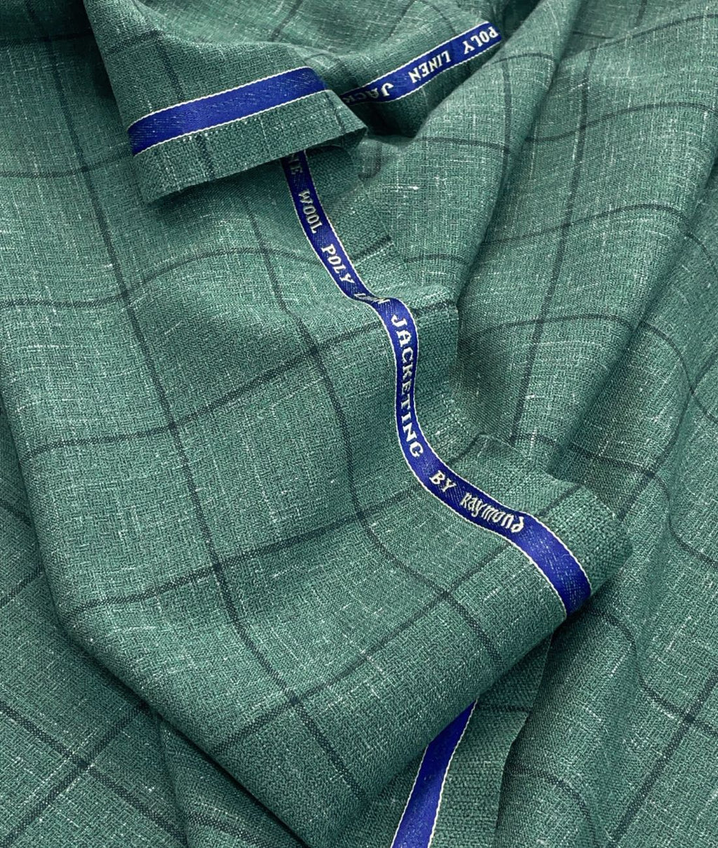 Raymond Wool + Linen Luxury Checks Suiting Fabric - Tepchi Men