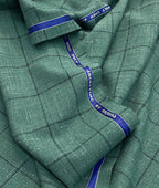 Raymond Wool + Linen Luxury Checks Suiting Fabric - Tepchi Men