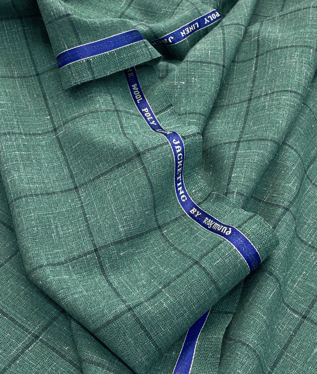 Raymond Wool + Linen Luxury Checks Suiting Fabric - Tepchi Men