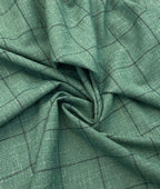 Raymond Wool + Linen Luxury Checks Suiting Fabric - Tepchi Men