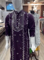 Real Mirror Work Heavy Kurta for Royal Wedding - Tepchi Men