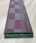 Reid & Taylor Luxury 2 Ply Giza Cotton Men's Unstitched Checks Fabric - Tepchi Men