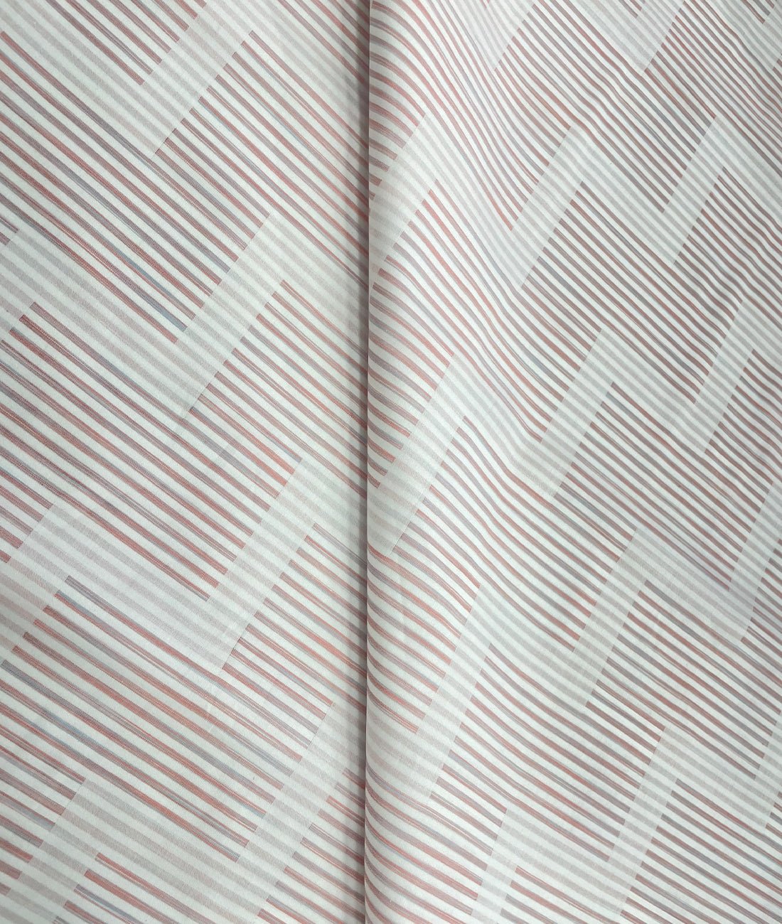 Reid & Taylor Luxury Cotton Designer Stripe Men's Cotton Fabric Unstitched - Tepchi Men