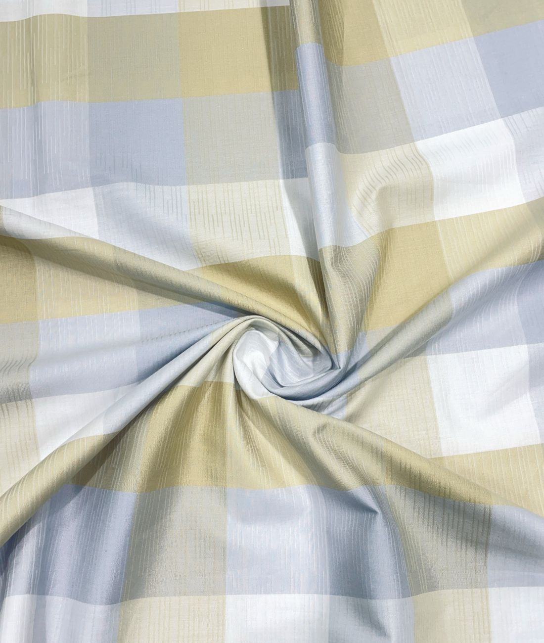 Reid & Taylor Luxury Giza Cotton Big Checks Fabric for Men's Shirt - Tepchi Men