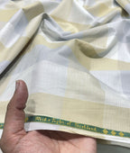 Reid & Taylor Luxury Giza Cotton Big Checks Fabric for Men's Shirt - Tepchi Men