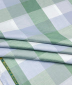 Reid & Taylor Luxury Giza Cotton Big Checks Fabric for Men's Shirt - Tepchi Men
